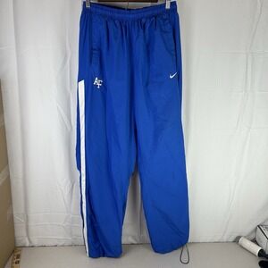 VTG Air Force Flacons Nike Track‎ Pants Large Blue Baggy Y2K Windbreaker Swishy